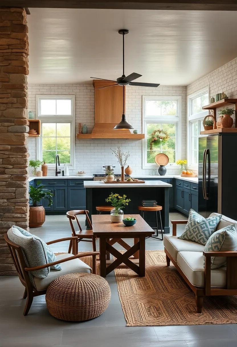 Outdoor ‌Connection: Design your kitchen to flow seamlessly ‌into an outdoor space, blending indoor and outdoor living for⁢ a refreshing farmhouse experience