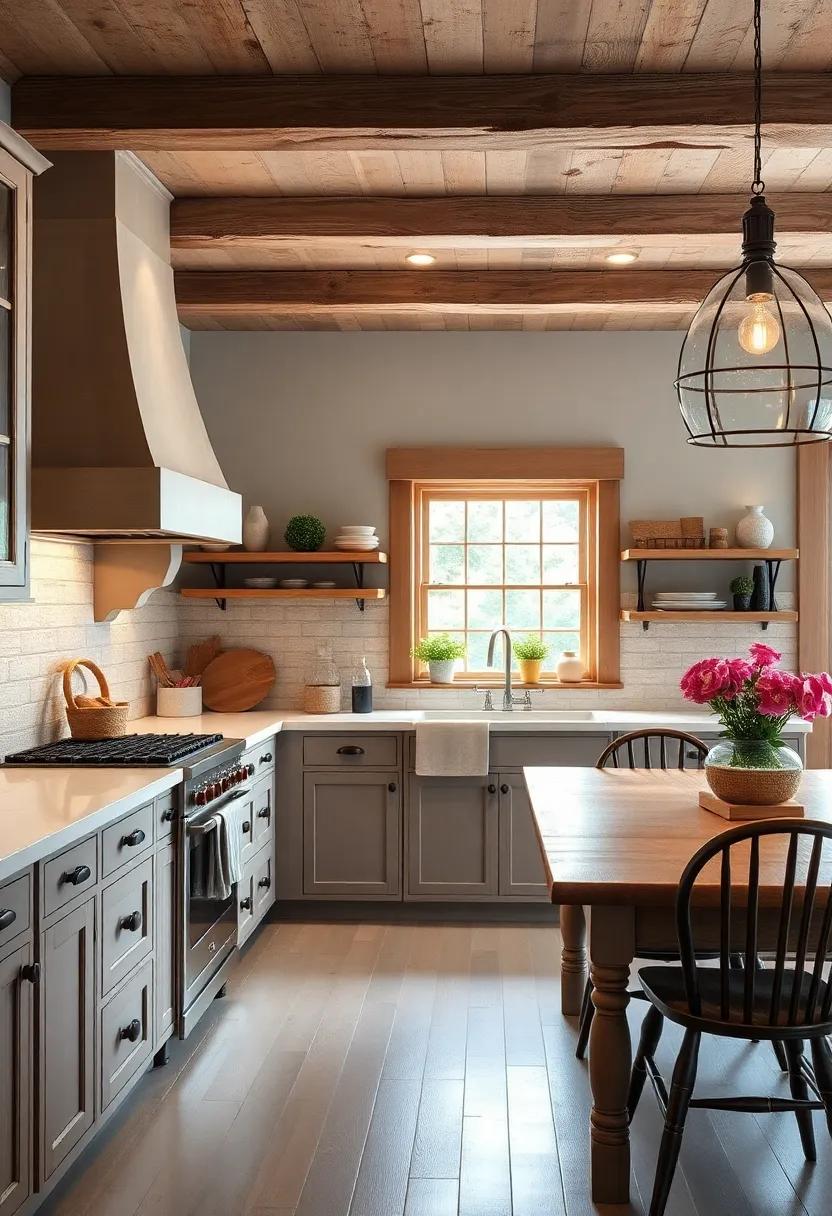 Vintage hardware: Choose vintage-style knobs and pulls for your cabinets to enhance the timeless appeal of your farmhouse ⁤kitchen with a touch of ⁣nostalgia