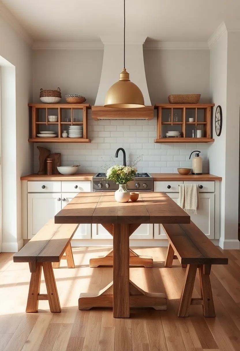 Cozy Corners: The Allure of Rustic Farmhouse Kitchen Spaces