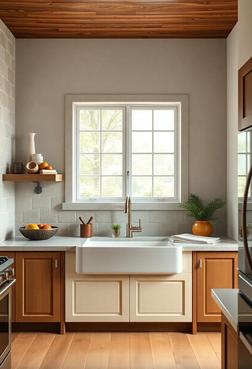 Farmhouse Sink​ - The iconic​ deep basin⁢ combines functionality with⁤ rustic ​beauty, making dishwashing⁣ feel less⁣ chore-like and‌ more therapeutic