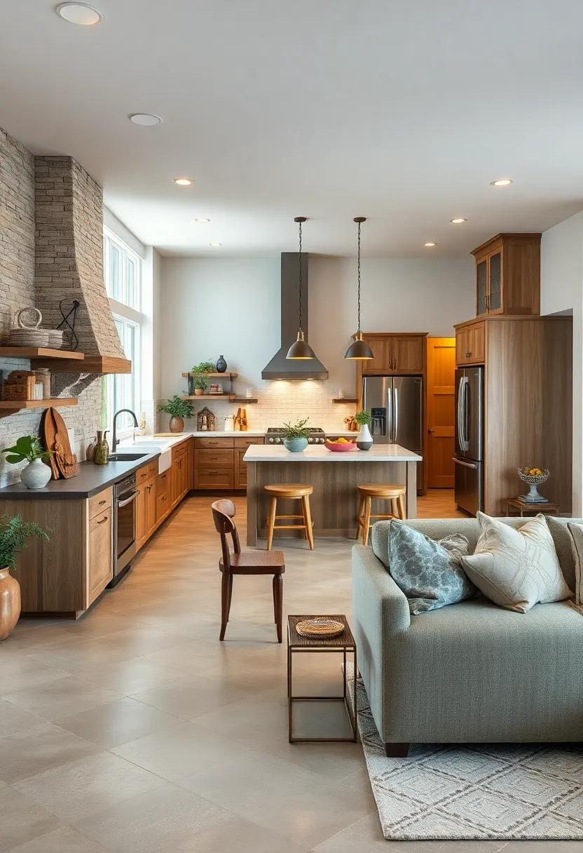 Open Floor Plans - Seamlessly connecting the kitchen to dining and living areas ⁢enhances interaction, ⁣keeping family ties‌ strong