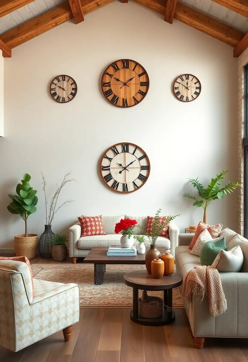 Crafting A Welcoming Atmosphere‌ With Rustic Wooden Clocks ‌In ⁢Your ​Farmhouse Living‌ Room