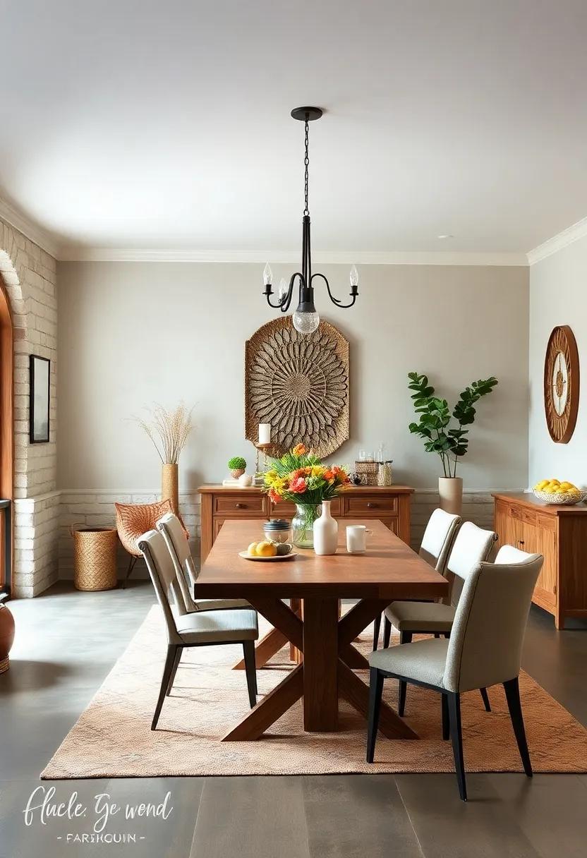 Delightful Wall Decor Ideas for a Farmhouse Dining Room Makeover