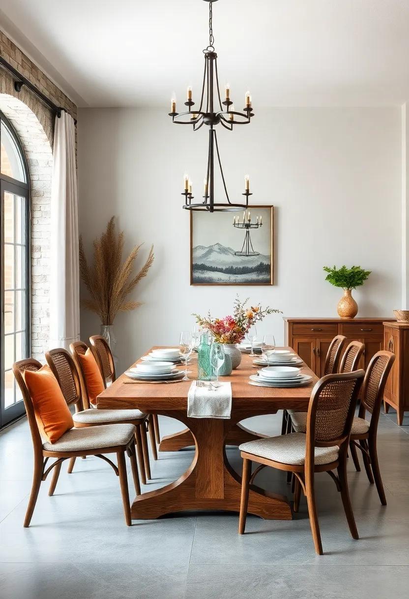 Rustic Tableware Selections for a Versatile Farmhouse Dining experience