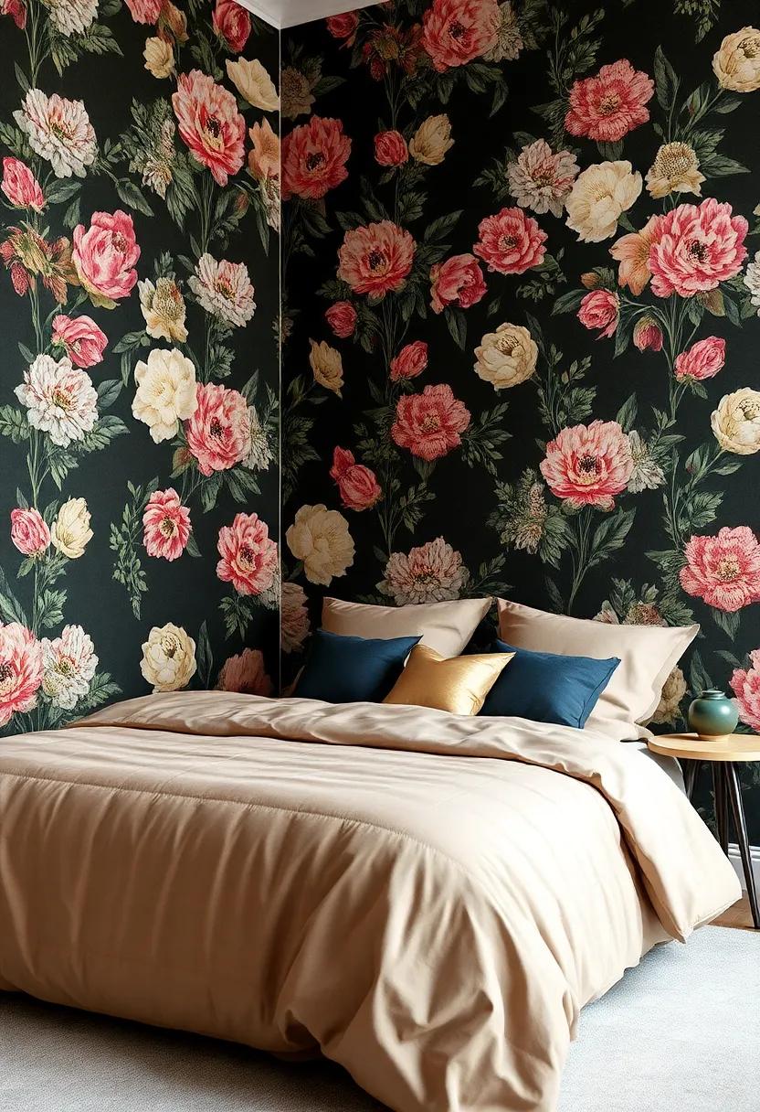 Layering Textures: Combining Wallpaper with Fabrics for a lush Look