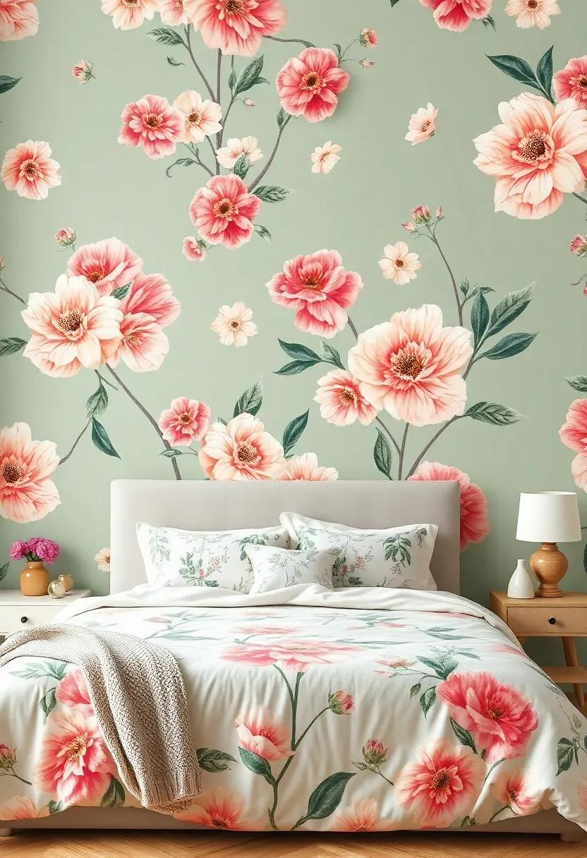 Statement Walls: Making a Bold impression with Large Floral Patterns
