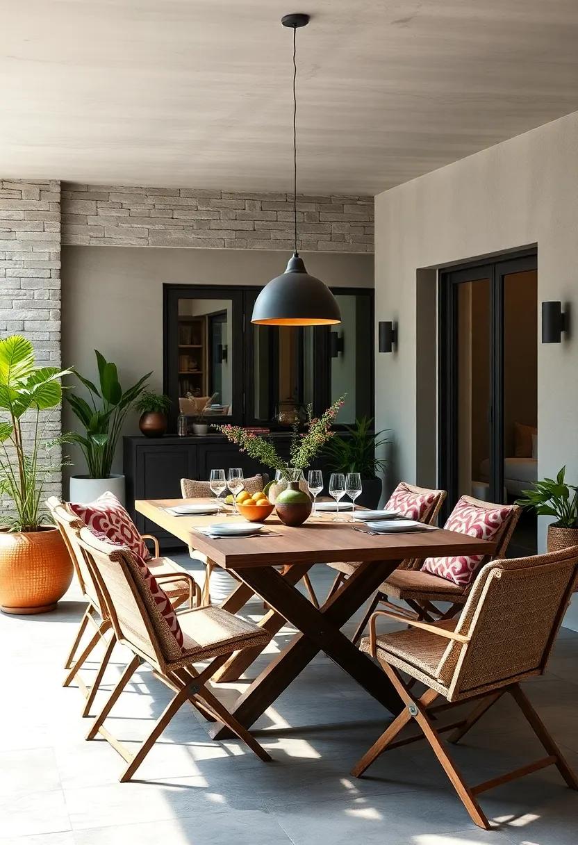 The Outdoor-Folding Dining Table – Perfect for balconies or patios, this weather-resistant table can easily fold away to create more space when it’s not BBQ season