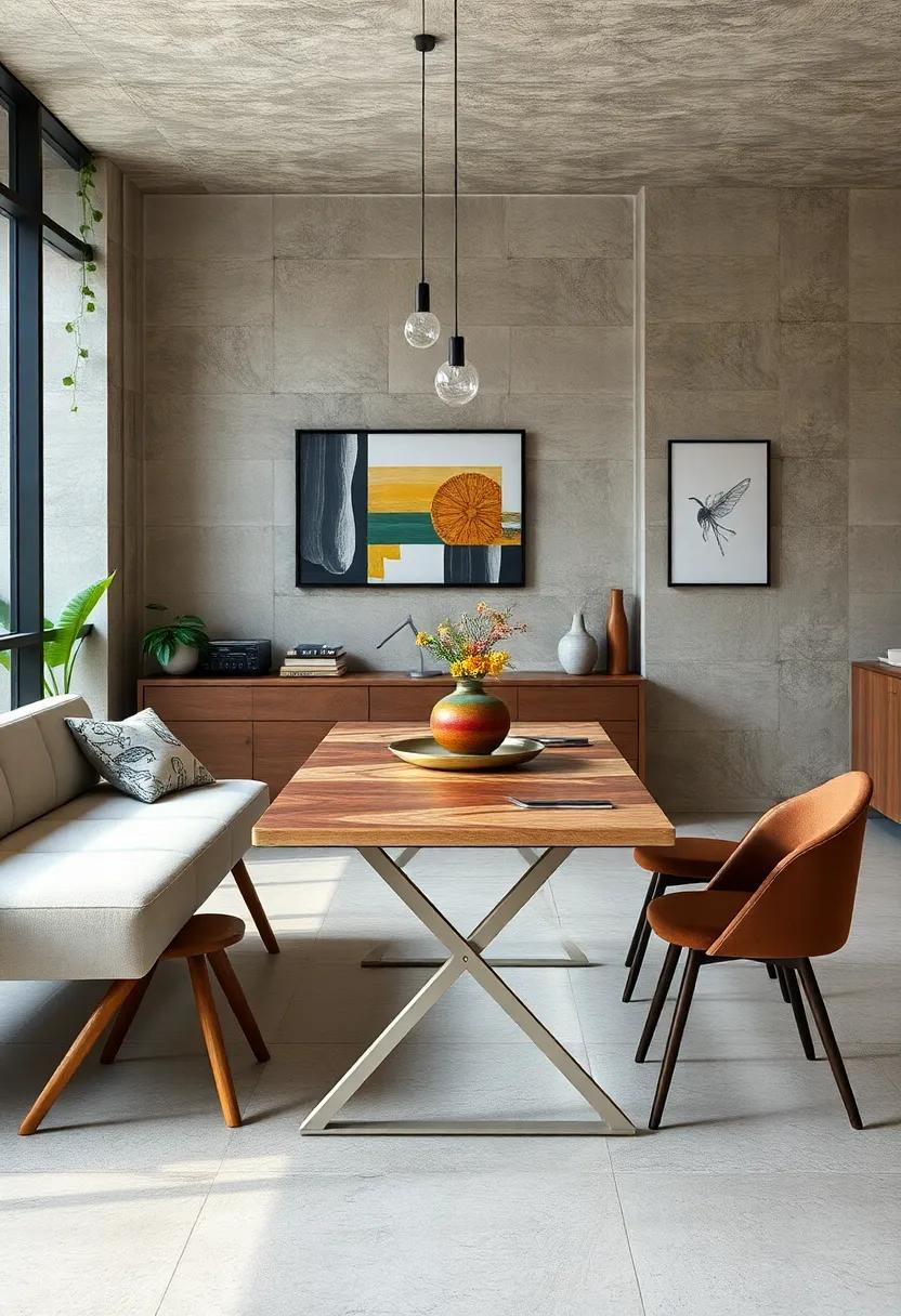 The Retro Flip table – Adorned with nostalgic designs, this flip table can be transformed from a desk to a dining table with a simple motion, blending functionality with style