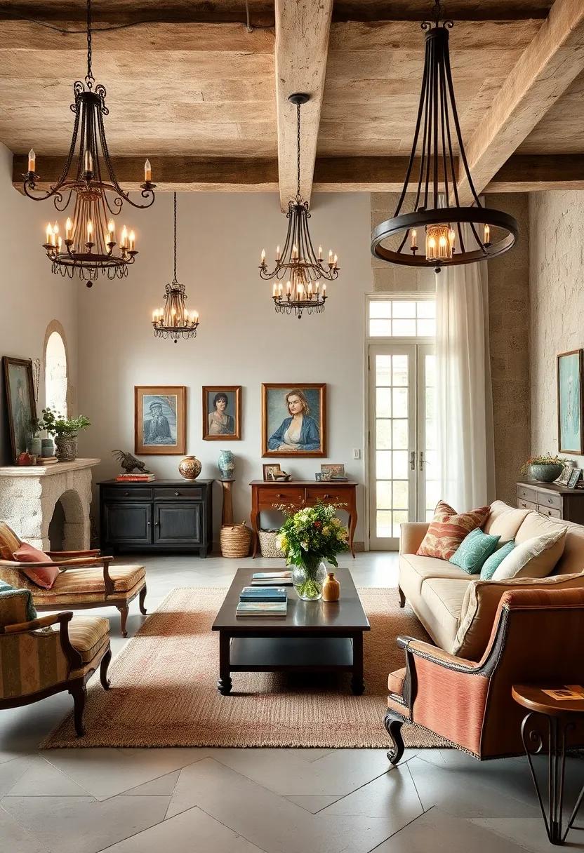 Vintage Souvenirs: Integrating travel treasures adds a personal narrative, making your living room a⁢ reflection of your adventures