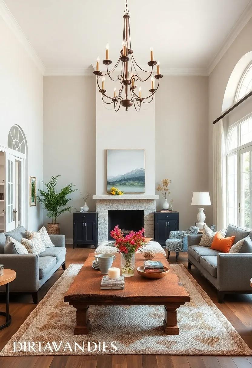 Farmhouse-Style Coffee Tables: Heirloom tables made of ⁤reclaimed ‌wood invite⁣ family gatherings, serving as the anchor of the living room