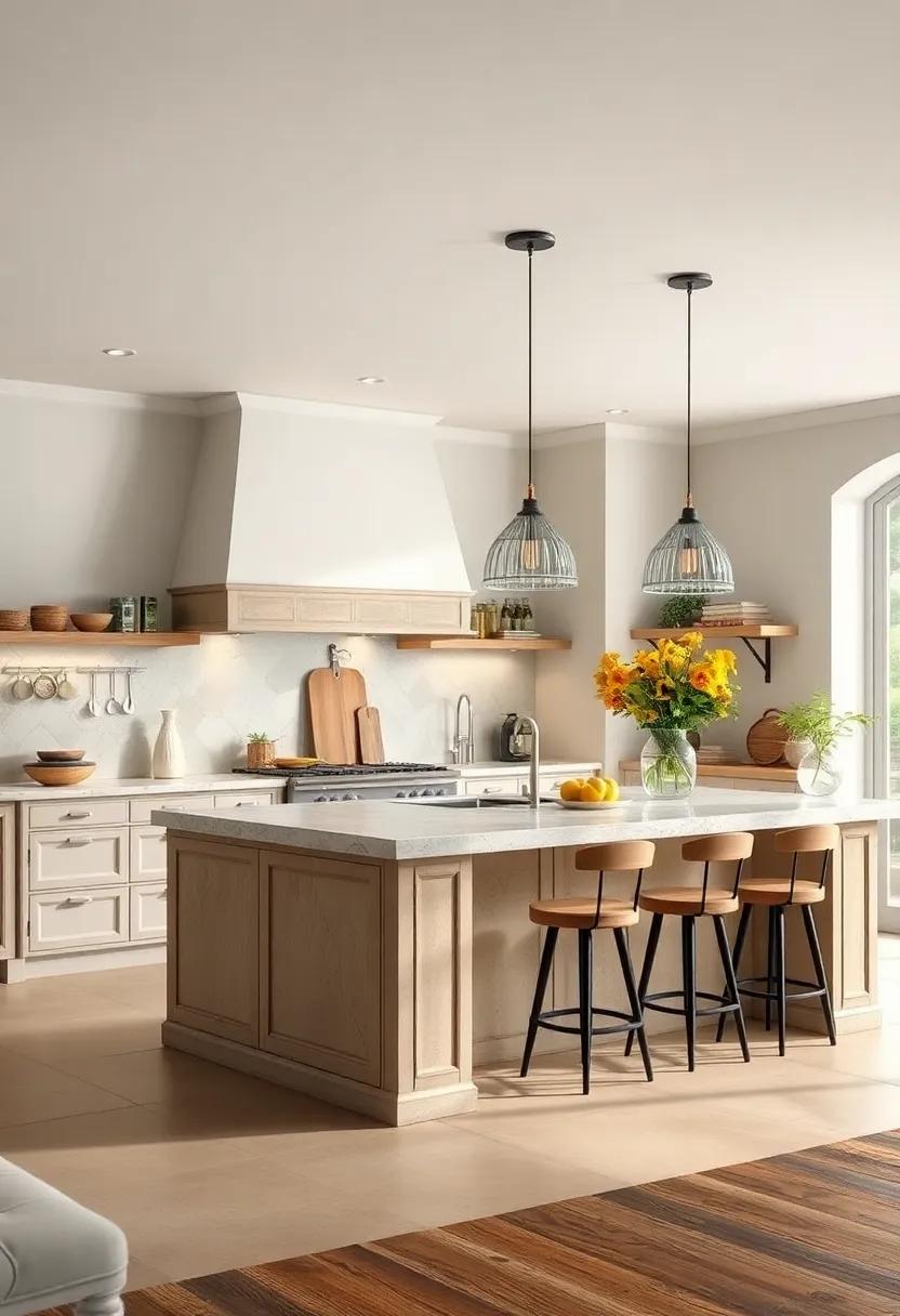 Functional Islands: Incorporate a kitchen island for added workspace and social interaction, serving as ⁤the heart of your French kitchen