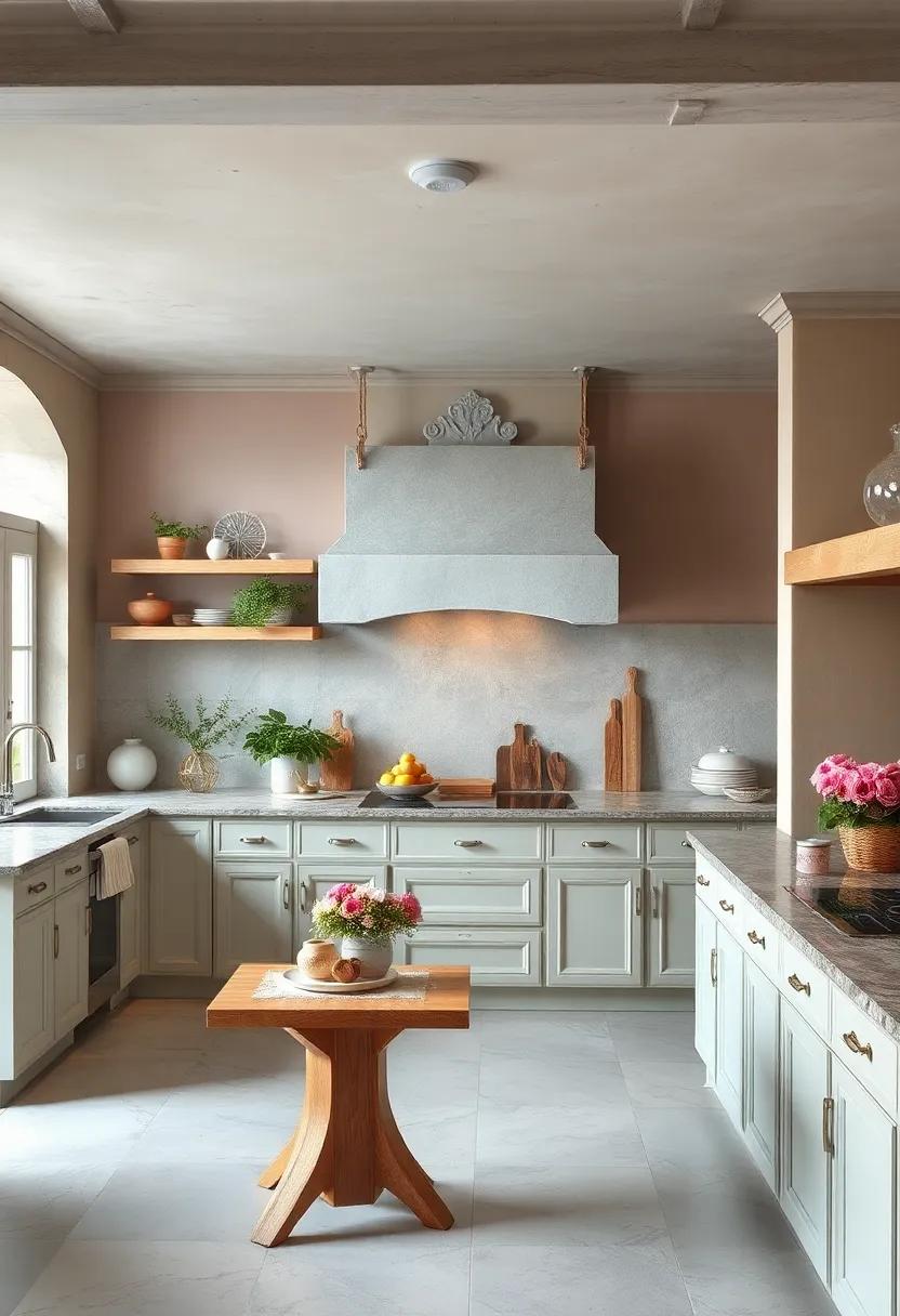 Soft ​Color ​Palette: Choose muted, pastel hues inspired by the French countryside to create a calm and inviting atmosphere