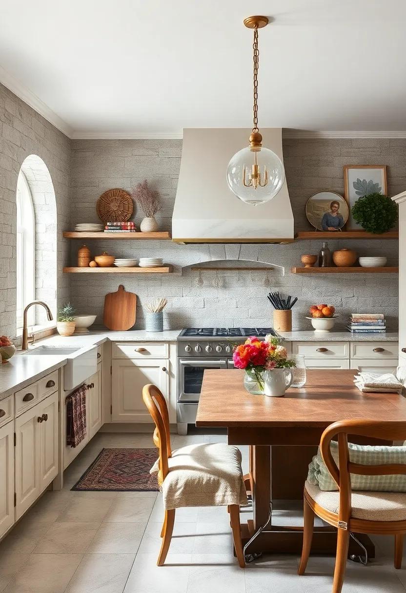 Textured Fabrics: Use a blend of linen, cotton, and tapestry⁤ fabrics for ⁣linens and upholstery to add depth and comfort to the kitchen