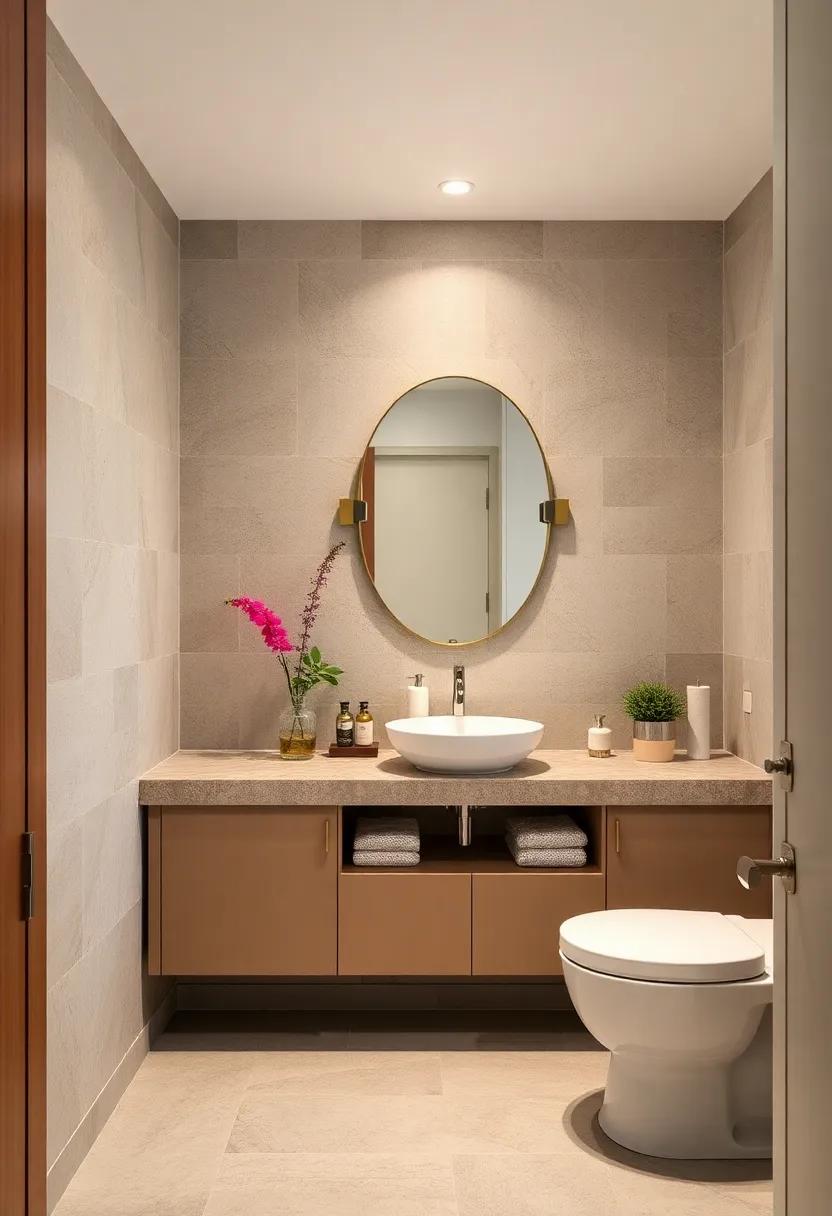 Easy-to-Clean Surfaces: Choose materials that are easy to clean and maintain, ensuring your bathroom remains pristine for all guests