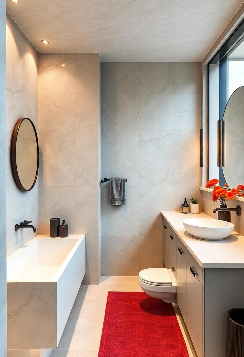 Flexible Layout: Design a flexible layout that can accommodate various guest needs,ensuring the bathroom remains functional for everyone