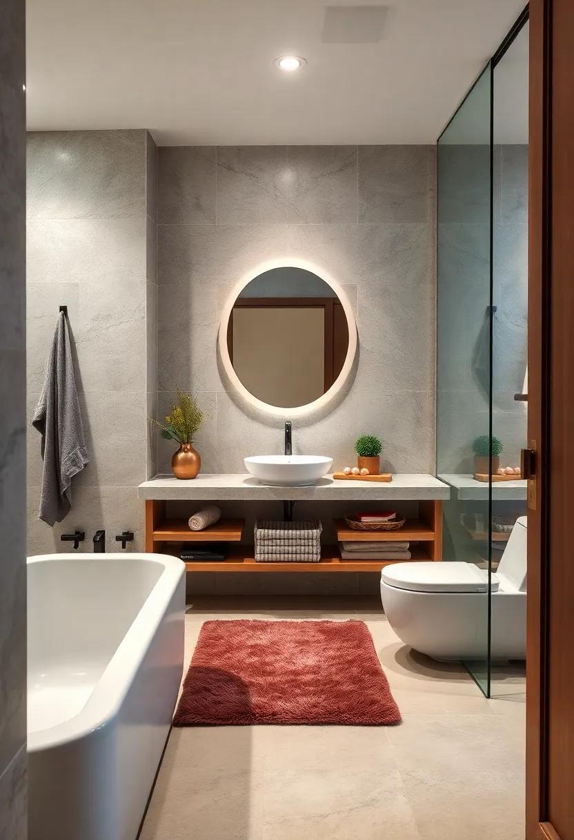 Dual Sinks: Implementing dual sinks allows multiple guests to use the bathroom simultaneously, enhancing convenience and minimizing wait times