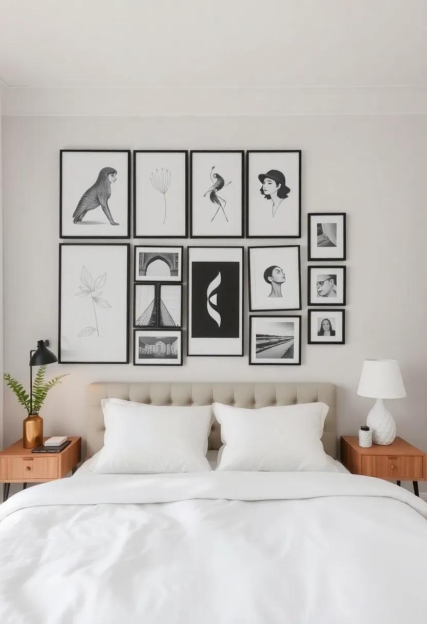 Gallery Walls as a Focal Point: Elevating Bedroom Aesthetics with Visual Interest