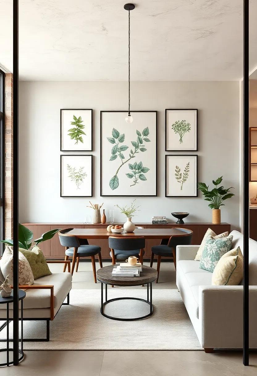 Botanical and Herb Prints: Use art that highlights culinary herbs and plants, bringing a gentle reminder of fresh ingredients to the forefront