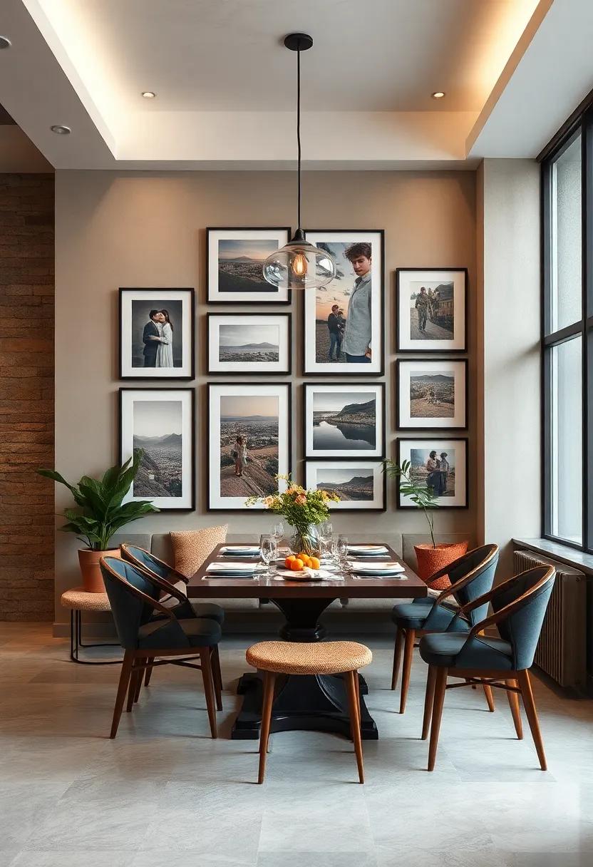 Travel Photography: Showcase your travel adventures by framing photographs of meals shared around the globe,inviting memories of cultural exploration