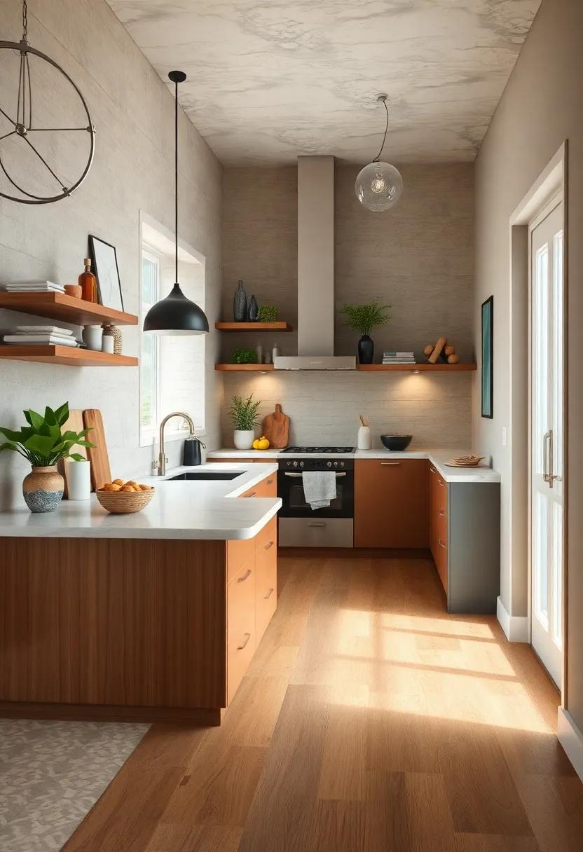 Character Flooring: Try patterned tiles or painted wooden floors that add personality and charm without overwhelming the space