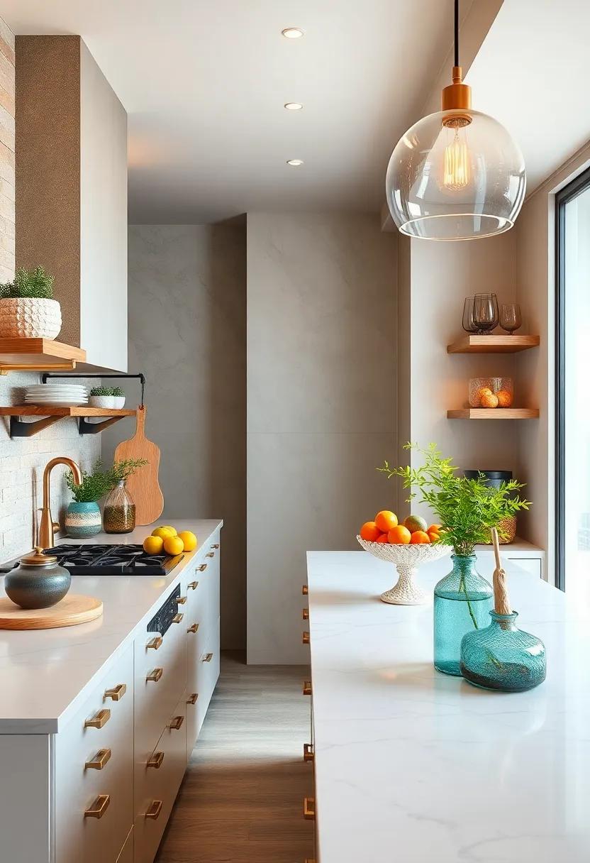 Functional Decor: Select decorative items that also serve as useful tools, like a stylish fruit bowl that can be used daily