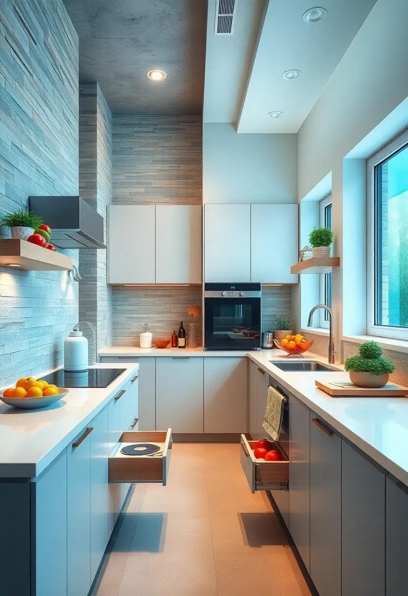 Innovative Storage: Utilize pull-out drawers and lazy Susans that make accessing kitchen essentials easy and efficient