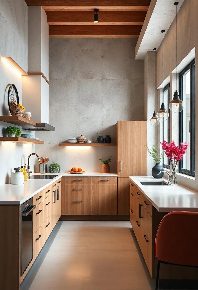 Light it Up: Incorporate under-cabinet lighting to create a warm ambiance and showcase your culinary space