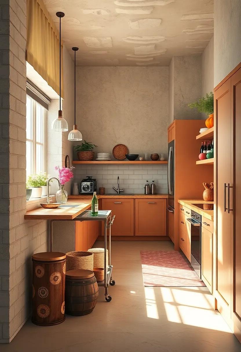 Vintage Touch: Incorporate a retro design element, like a classic diner-style bar cart, for a touch of nostalgia