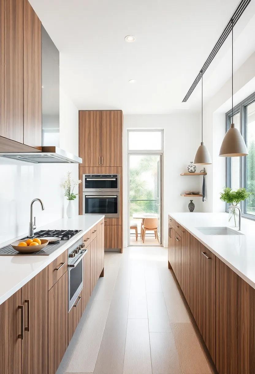 Inspiration from Creative⁣ Galley Kitchen Peninsula Designs Around the World