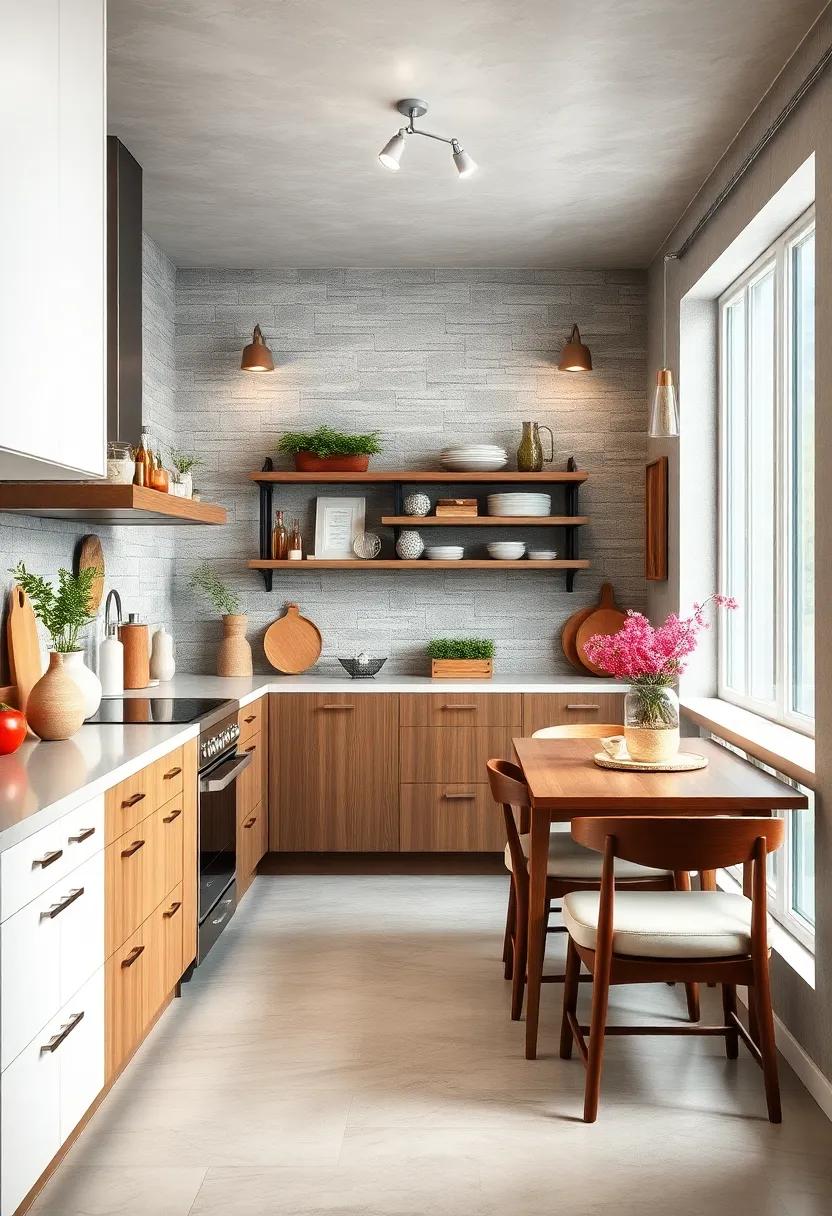 Add a Personal Touch: Incorporate family heirlooms or handmade decor to give your galley kitchen character and warmth