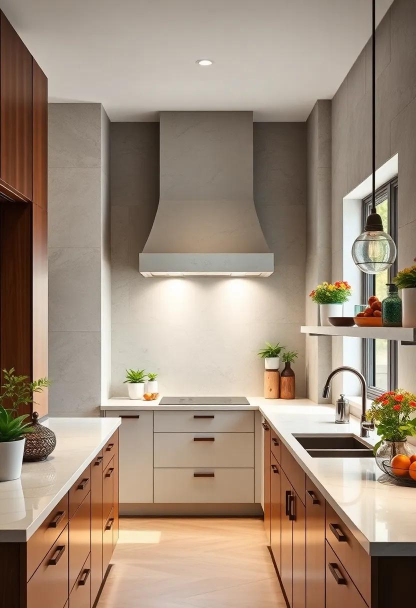 Install a Great Vent Hood: Choose a stylish range hood that not only serves a practical purpose but also acts as a design statement