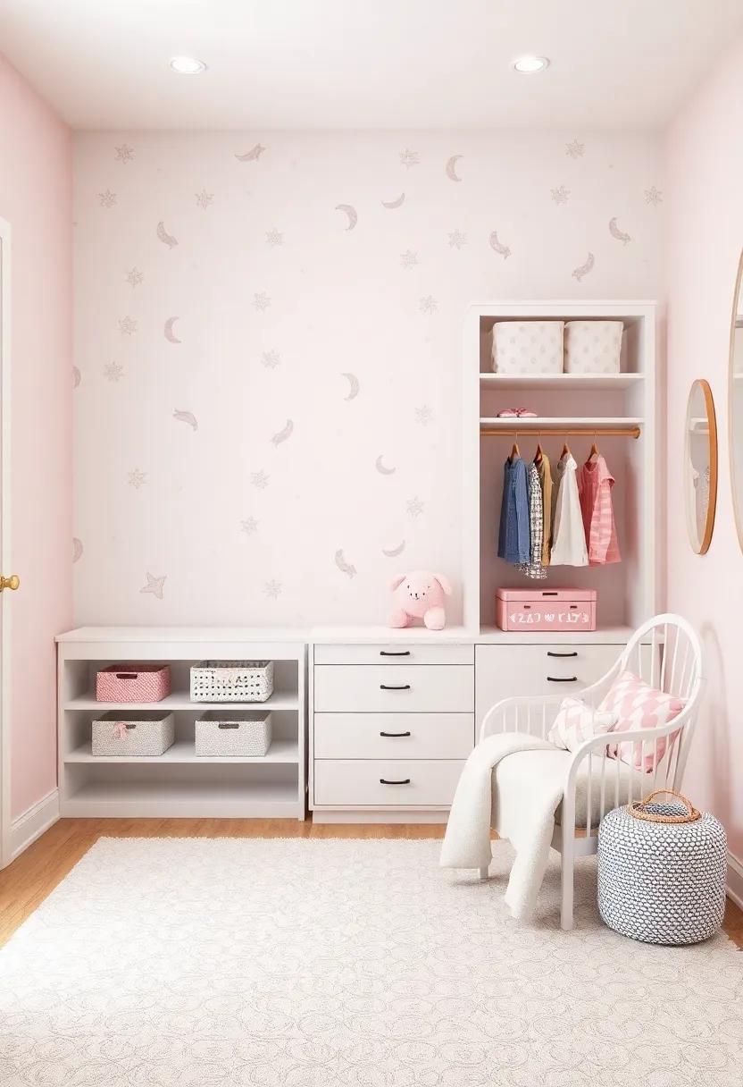 Artful Wall Murals and Decals to Brighten Closet Areas