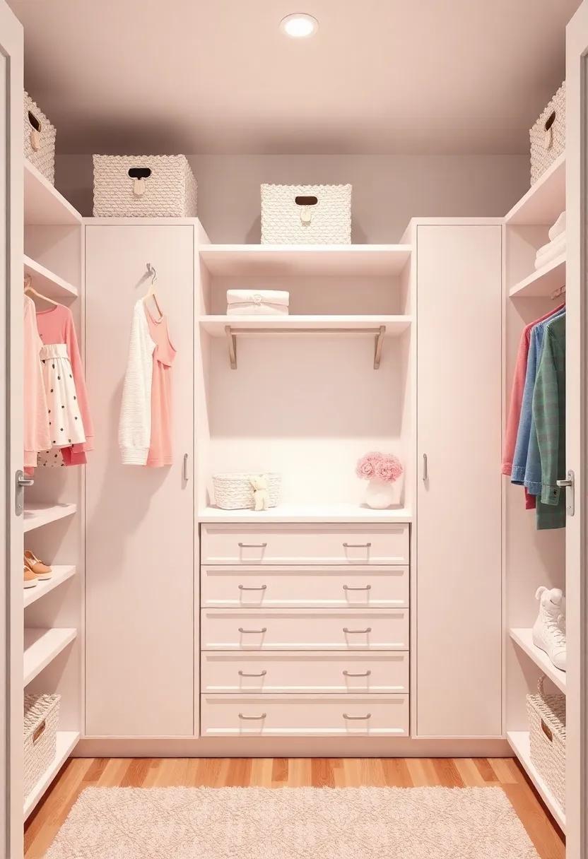 Customizable Closet Features for Growing Girls