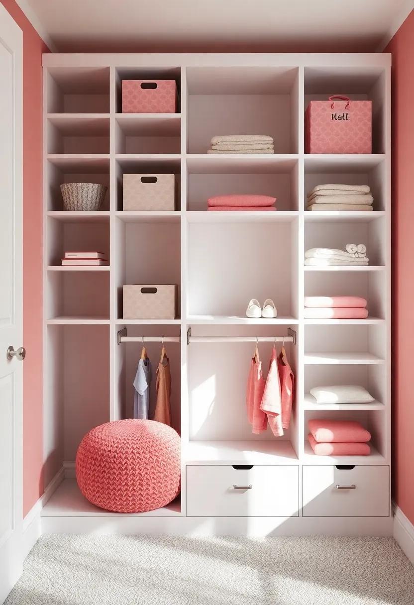 Maximizing Vertical Space with Shelves for Girls Nursery Closets
