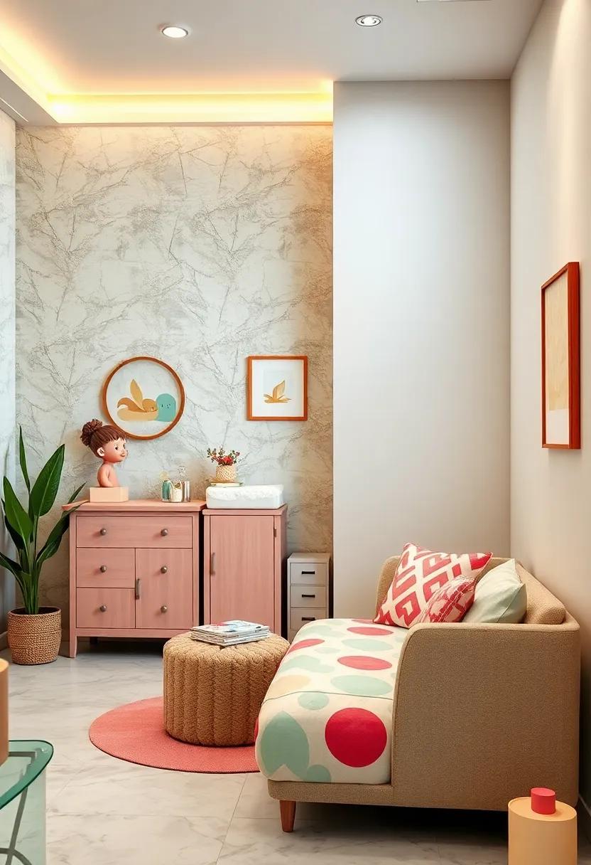 Creating a Serene Atmosphere with Soft Color Palettes and Gentle Patterns