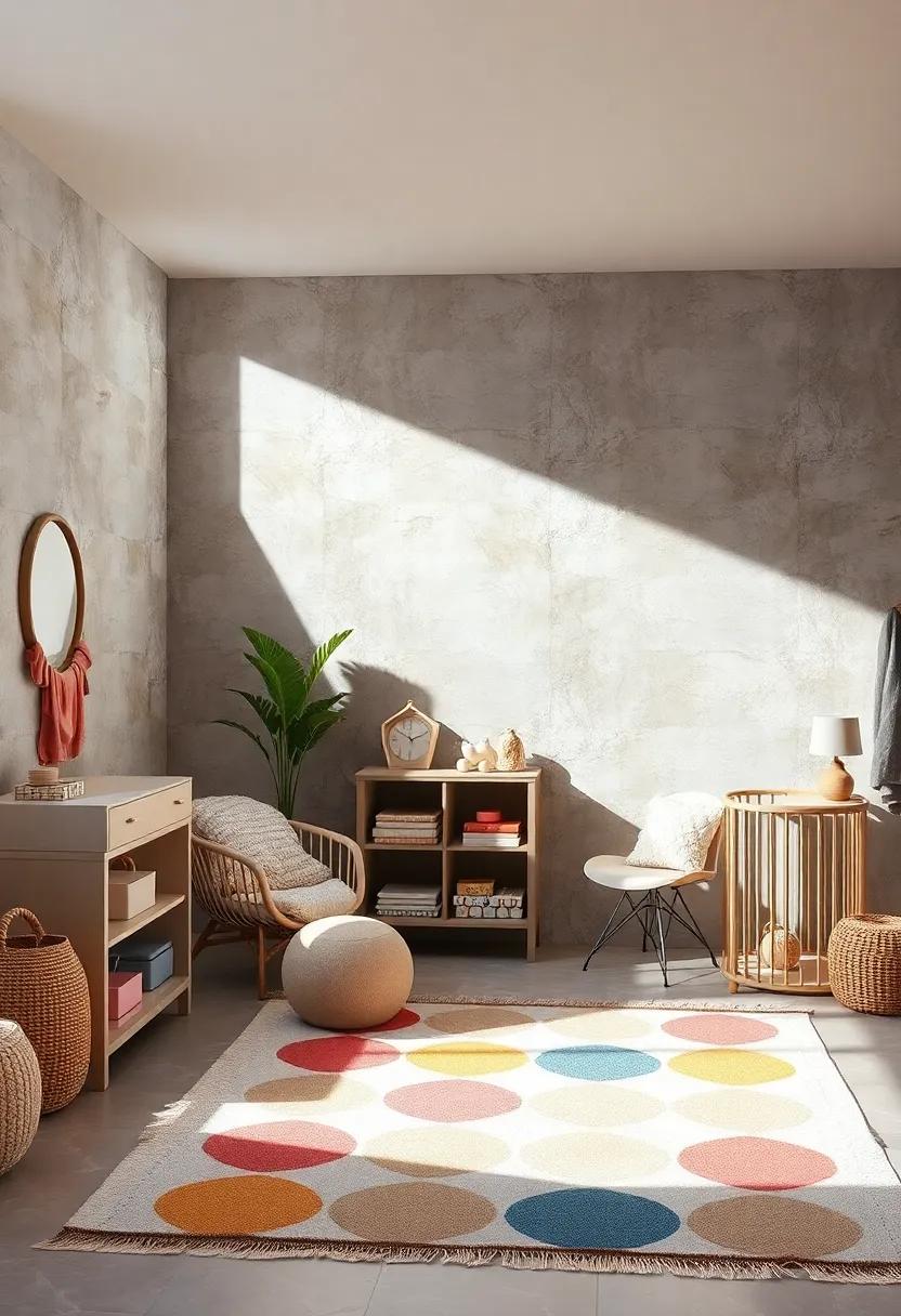 utilizing Creative Rugs to Define Play Zones and Add Comfort