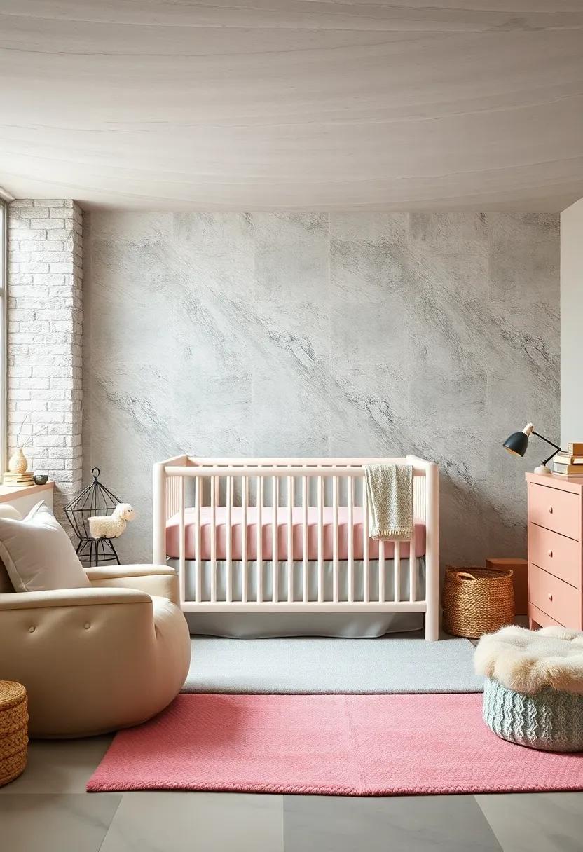 Dreamy Pastels: Embrace soft pastel hues throughout the ​room, featuring a convertible crib that grows with your⁣ child, ensuring it stays timeless