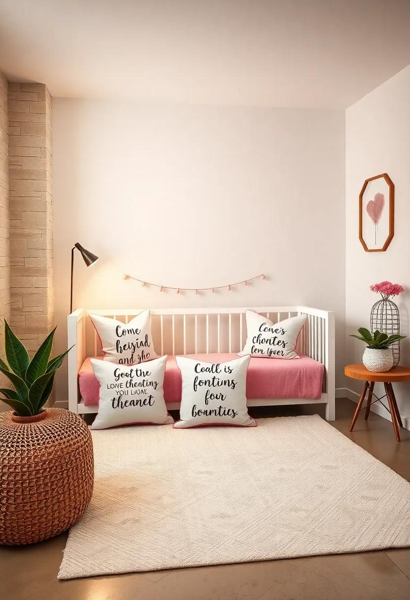 Inspirational Quotes: Uplifting quotes on soft fabric serve as delightful reminders for both parents and baby, fostering a positive environment