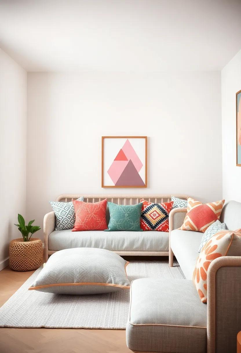 Patterned Geometrics: Striking geometric designs can provide a modern look while still being soft and gentle for a baby’s space