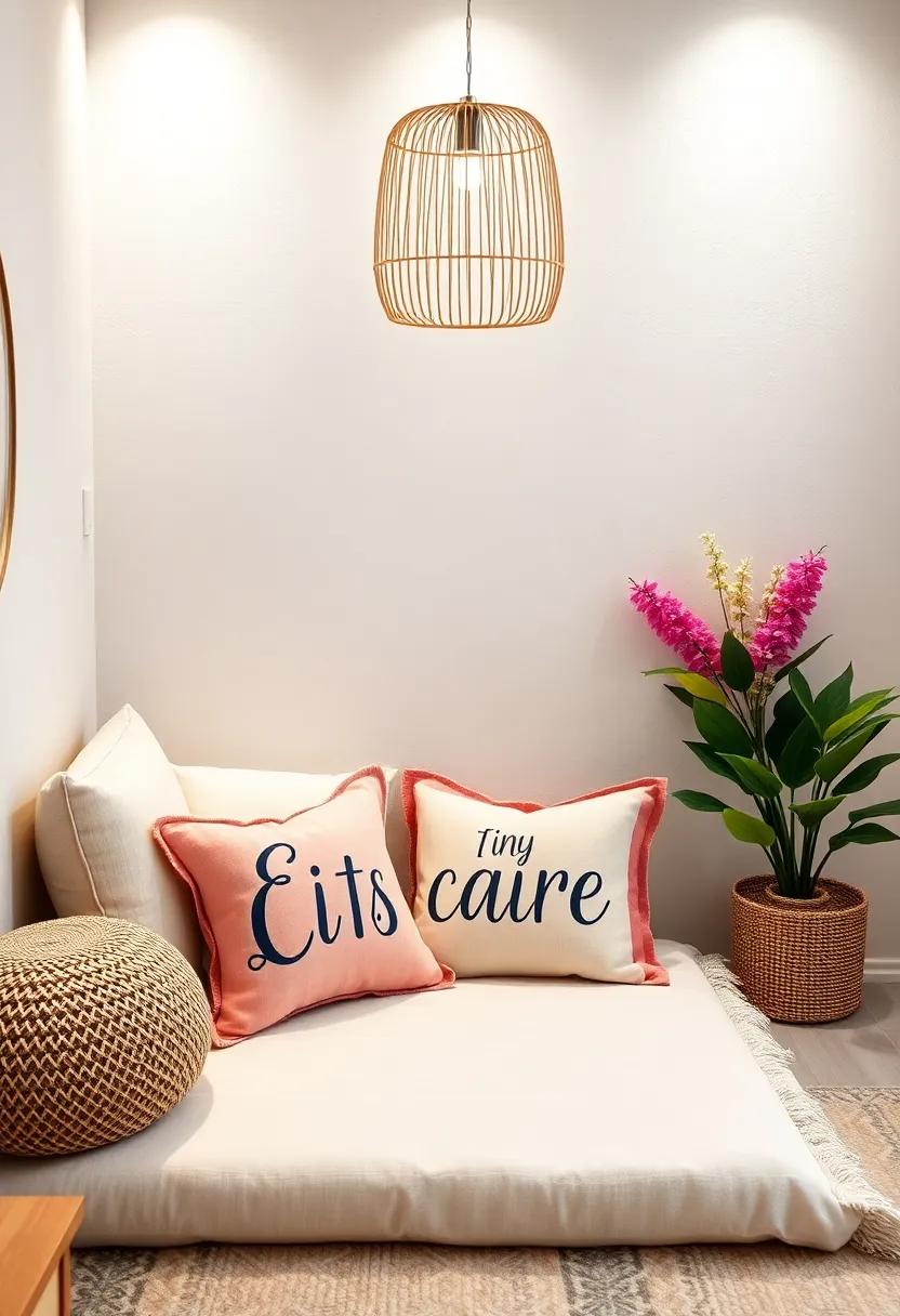 Personalised Name Pillows: Customized pillows with your baby's name create a warm and inviting feel that's uniquely theirs