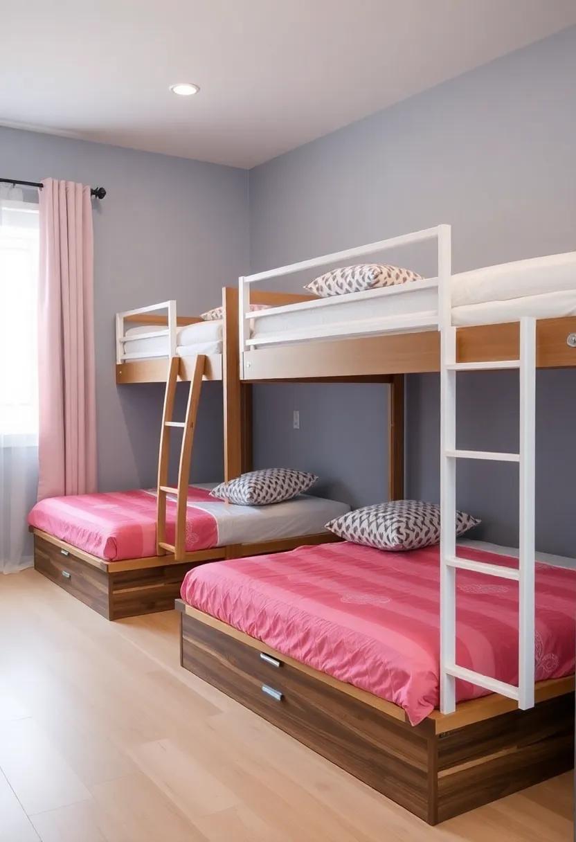 Incorporating⁢ Storage Solutions Underneath Bunk Beds​ for ⁢Clutter-Free Spaces