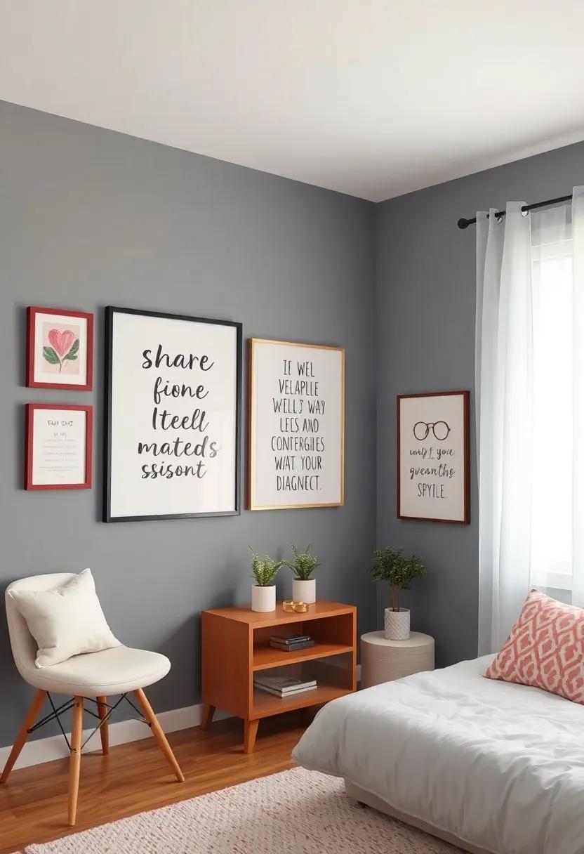 personalized Wall Art: Encourage creativity by displaying your girl’s artwork or favorite quotes in stylish​ frames
