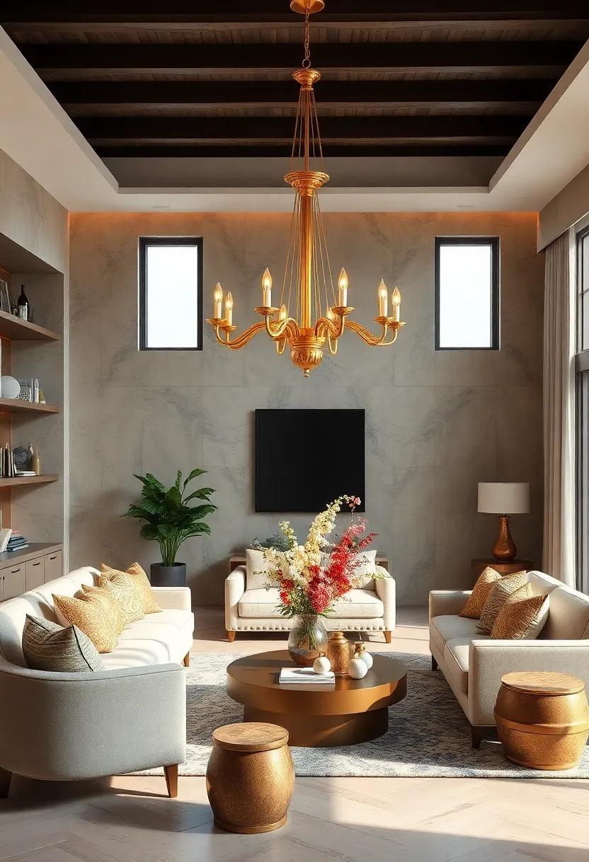 Seasonal Decor:‍ Refresh your space by decorating around a golden chandelier,adapting its beauty to ⁣various seasons and festivities