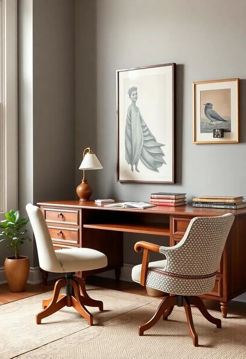 Artistic Inspirations: Vintage Artwork that Sparks Creativity in Home Offices