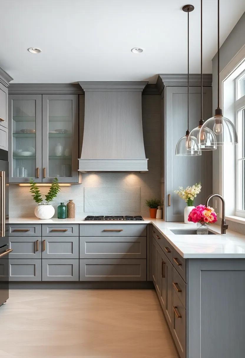 Textured appeal: Experiment with textured‌ gray cabinets, such ⁣as‍ shaker ⁣or slatted designs, to enhance the depth and interest when paired with smooth white ⁢quartz