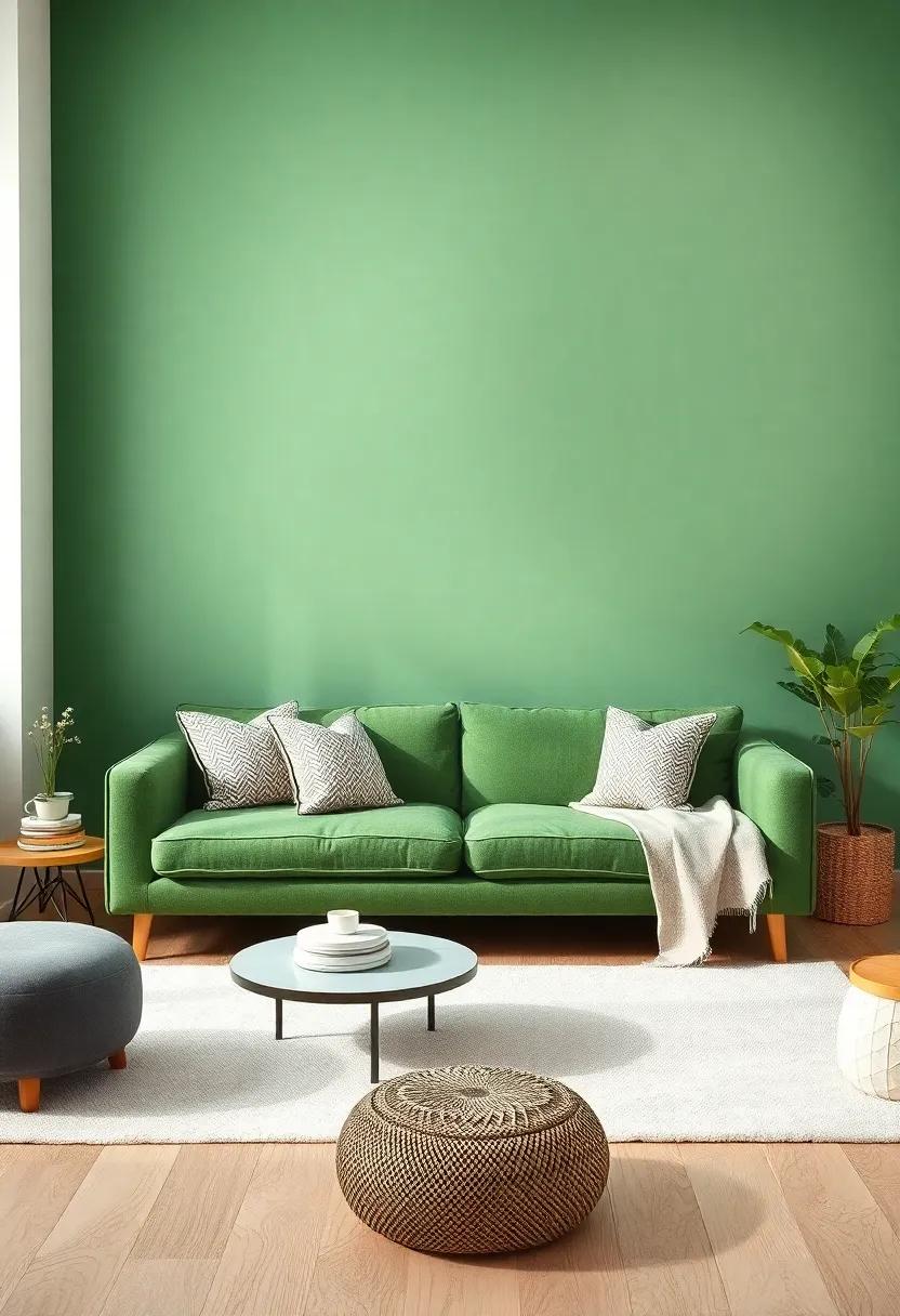 The Role of Wall Paint in Uniting Green and Neutral Tones Effectively