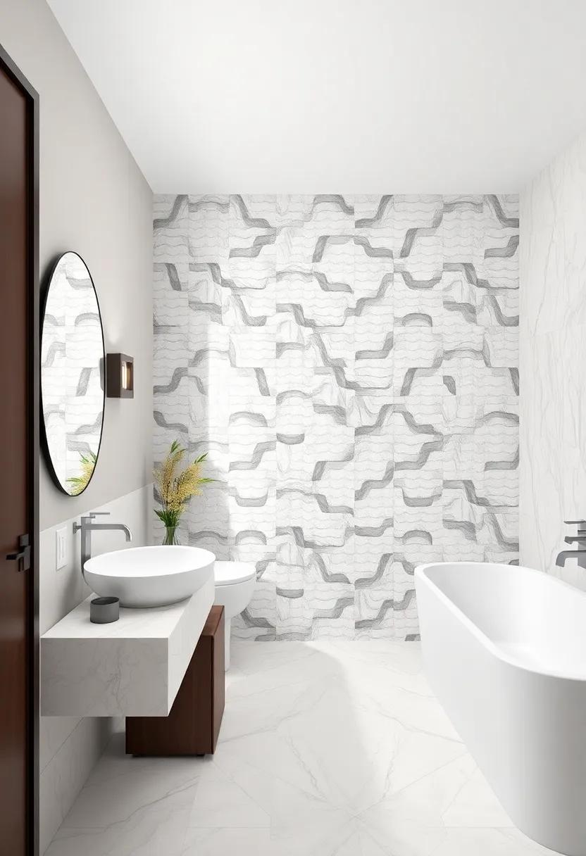 Unique Tile designs That Elevate Your Guest Bathroom with A Touch Of Sophistication