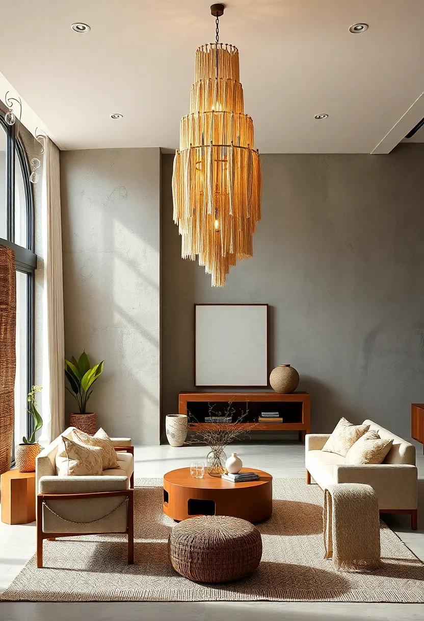 Cotton‌ Beaded ⁤chandelier: Illuminate your space with ​a sophisticated yet ⁣relaxed vibe, combining soft fibers and artistic ​design in one stunning piece