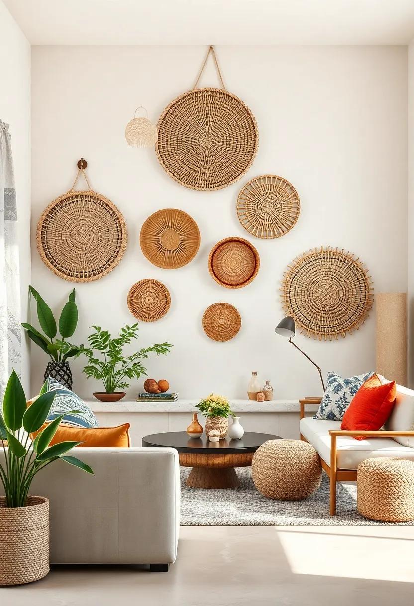 Handwoven wall Baskets: Perfect⁢ for ‌wall‍ storage or ⁤decorative ⁢displays,these baskets add dimension and texture to‌ your⁣ bohemian-inspired space
