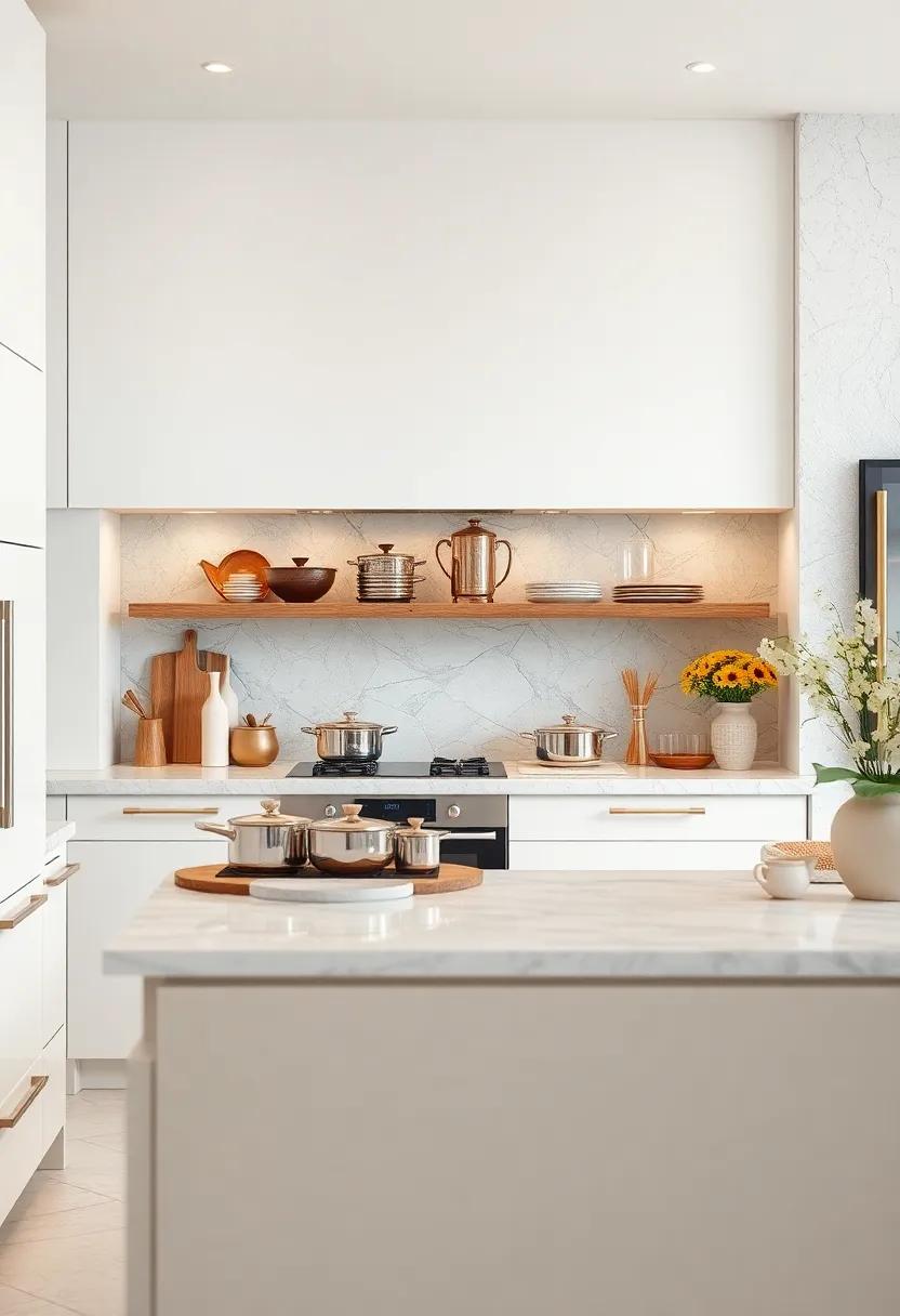 Beautiful​ Cookware Display: ⁣Showcase your finest⁢ cookware on the countertop or a dedicated shelf, reflecting both style⁢ and functionality in ⁤your kitchen